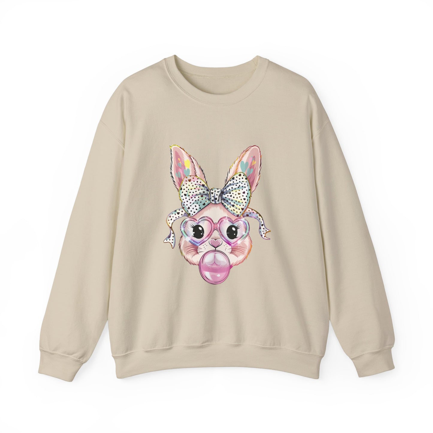 Glittery Bunny Easter Sweatshirt