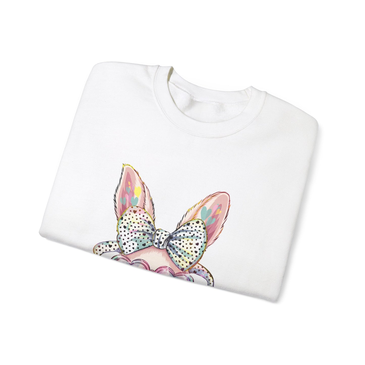 Glittery Bunny Easter Sweatshirt