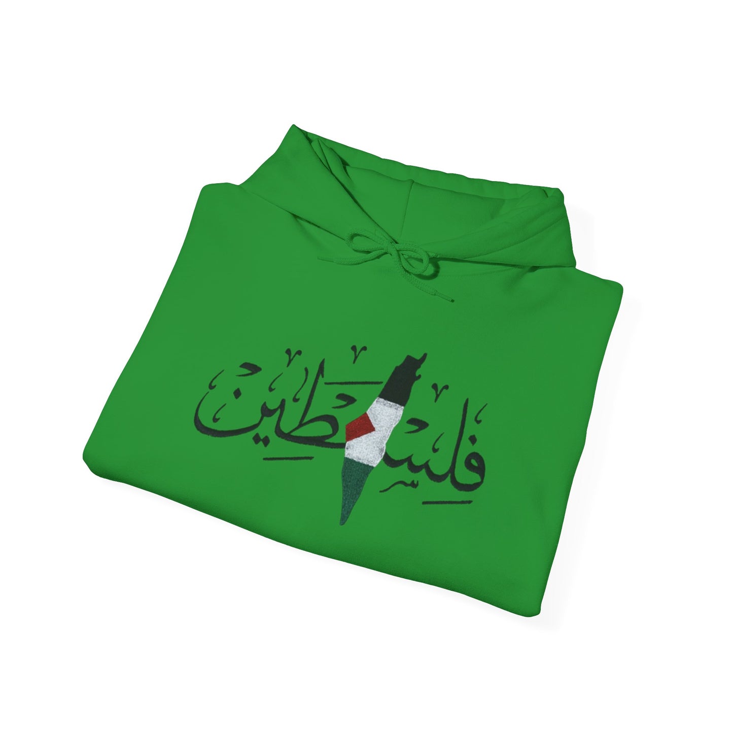 Palestine Map Embroidered Hoodie