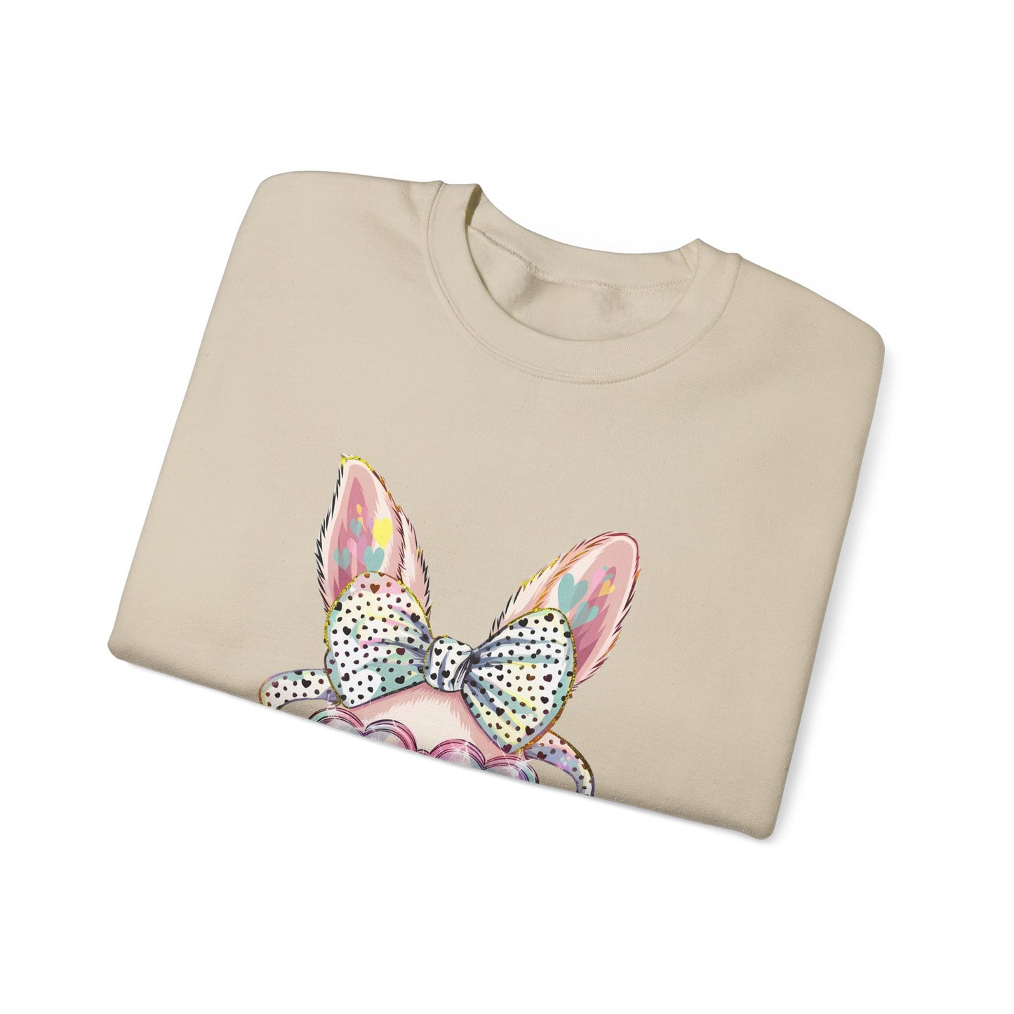 Glittery Bunny Easter Sweatshirt