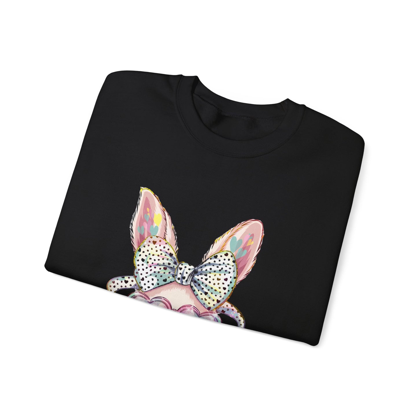 Glittery Bunny Easter Sweatshirt