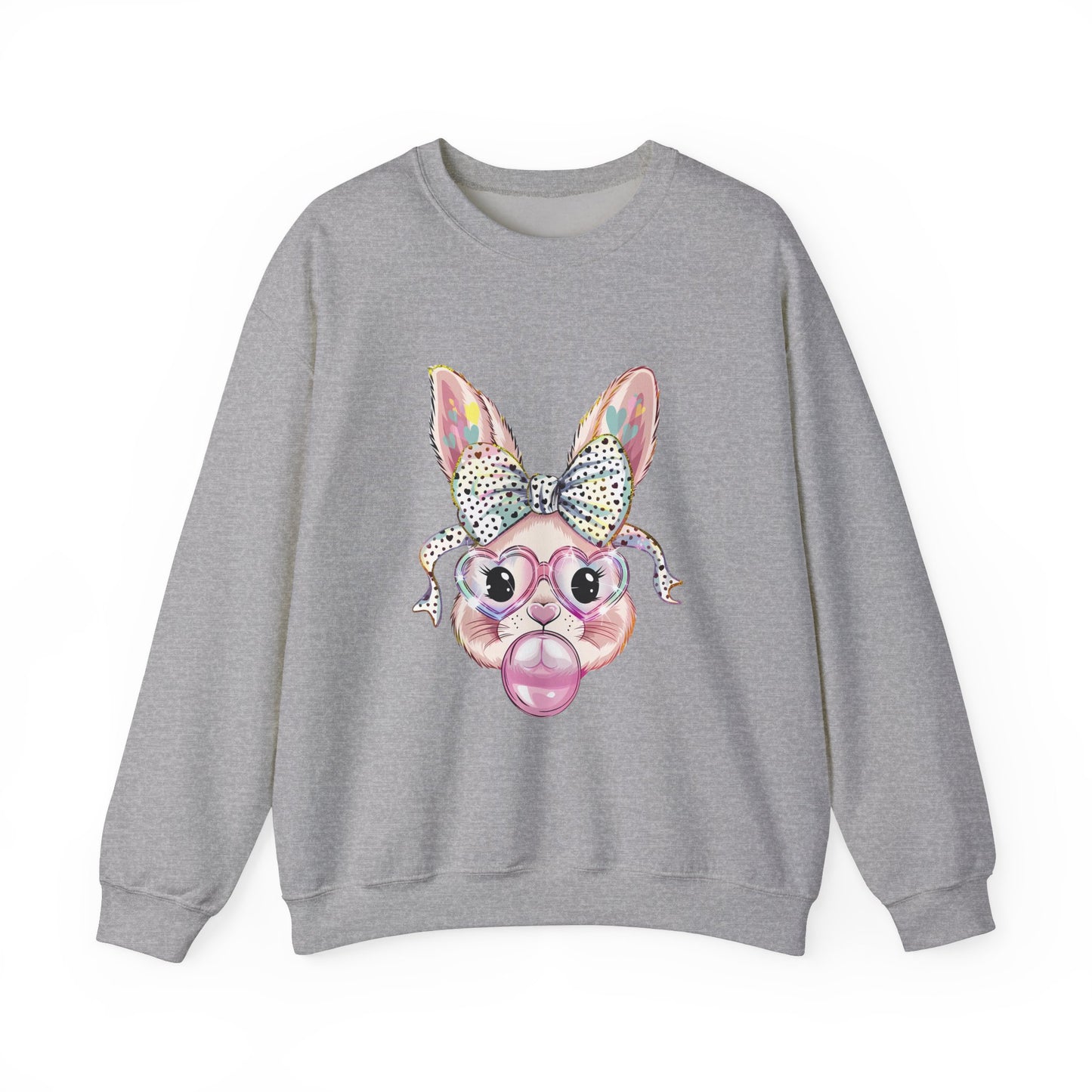 Glittery Bunny Easter Sweatshirt