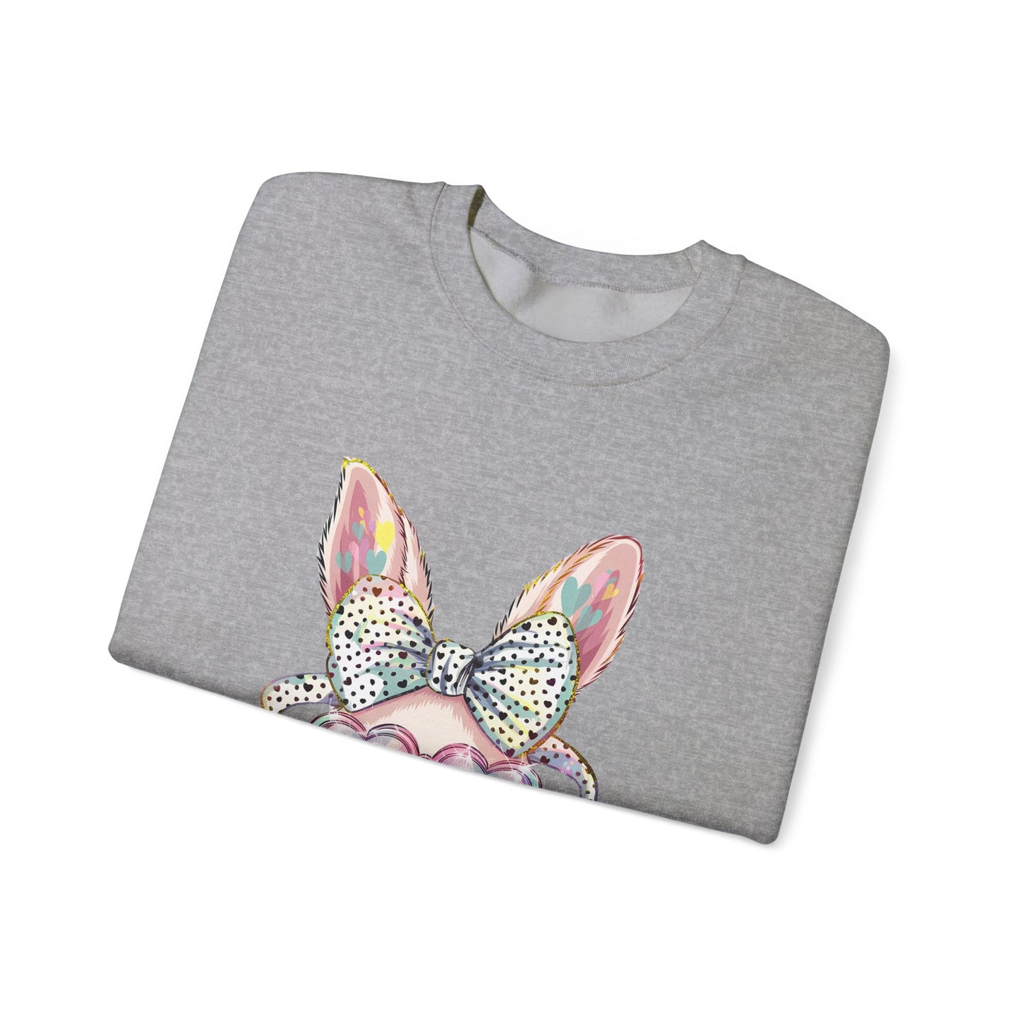 Glittery Bunny Easter Sweatshirt