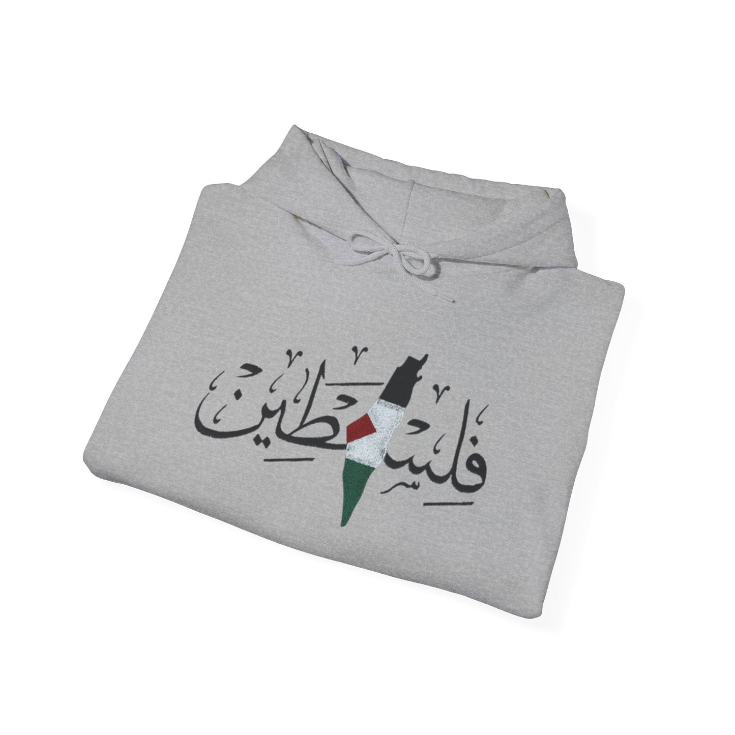 Palestine Map Embroidered Hoodie