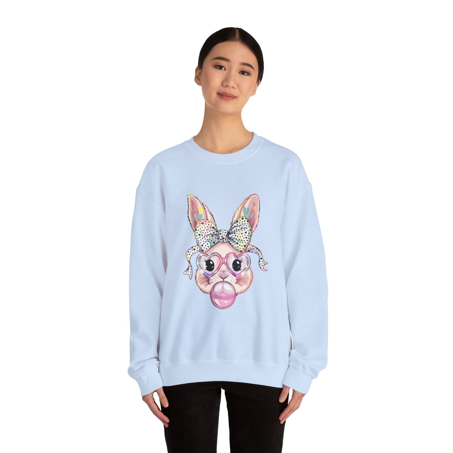 Glittery Bunny Easter Sweatshirt