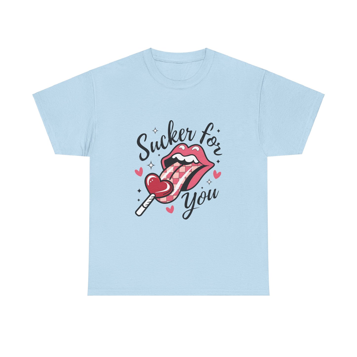 Cute Sucker for You Valentines Day Tshirt, Unisex Tee, Valentine's Day Gift, Funny Valentine Shirt, Heart Design Tee, Love Shirt