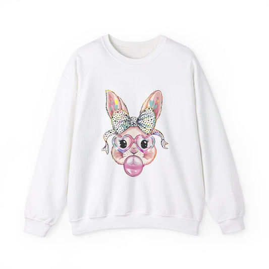 Glittery Bunny Easter Sweatshirt