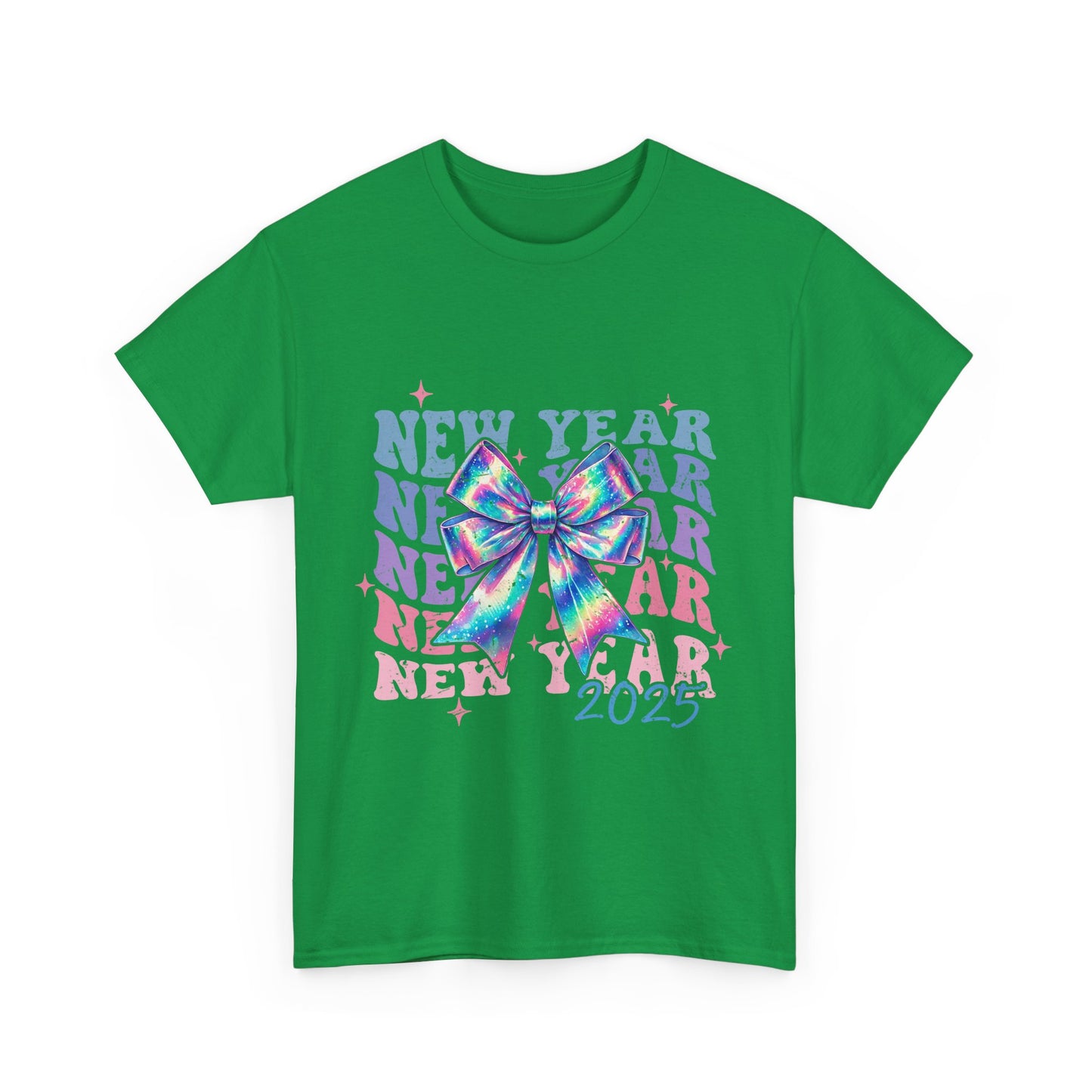 Neon Rainbow 2025 New Years Tee