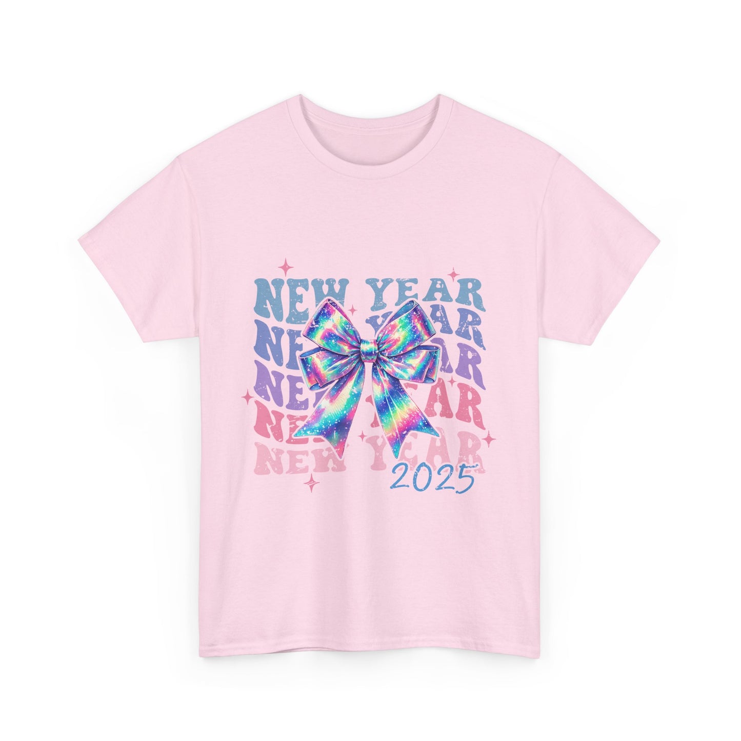 Neon Rainbow 2025 New Years Tee