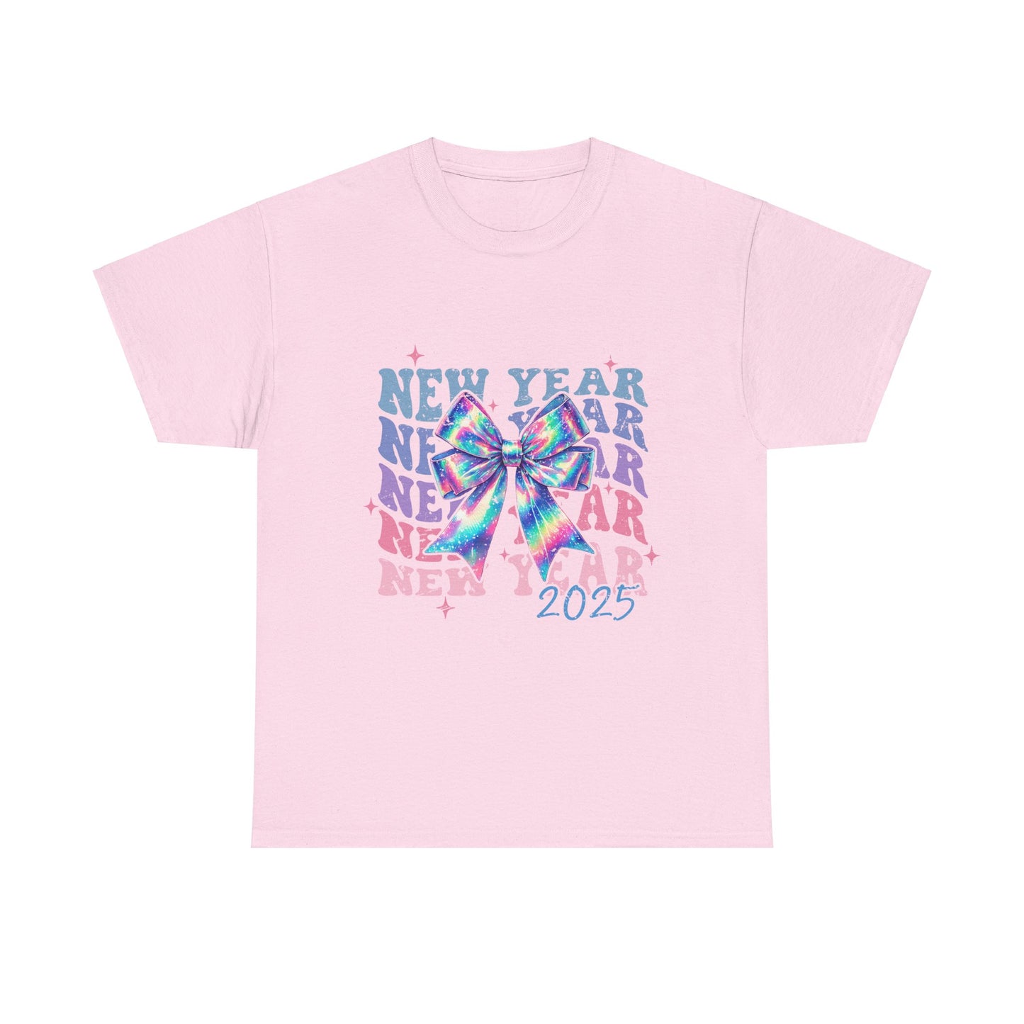 Neon Rainbow 2025 New Years Tee