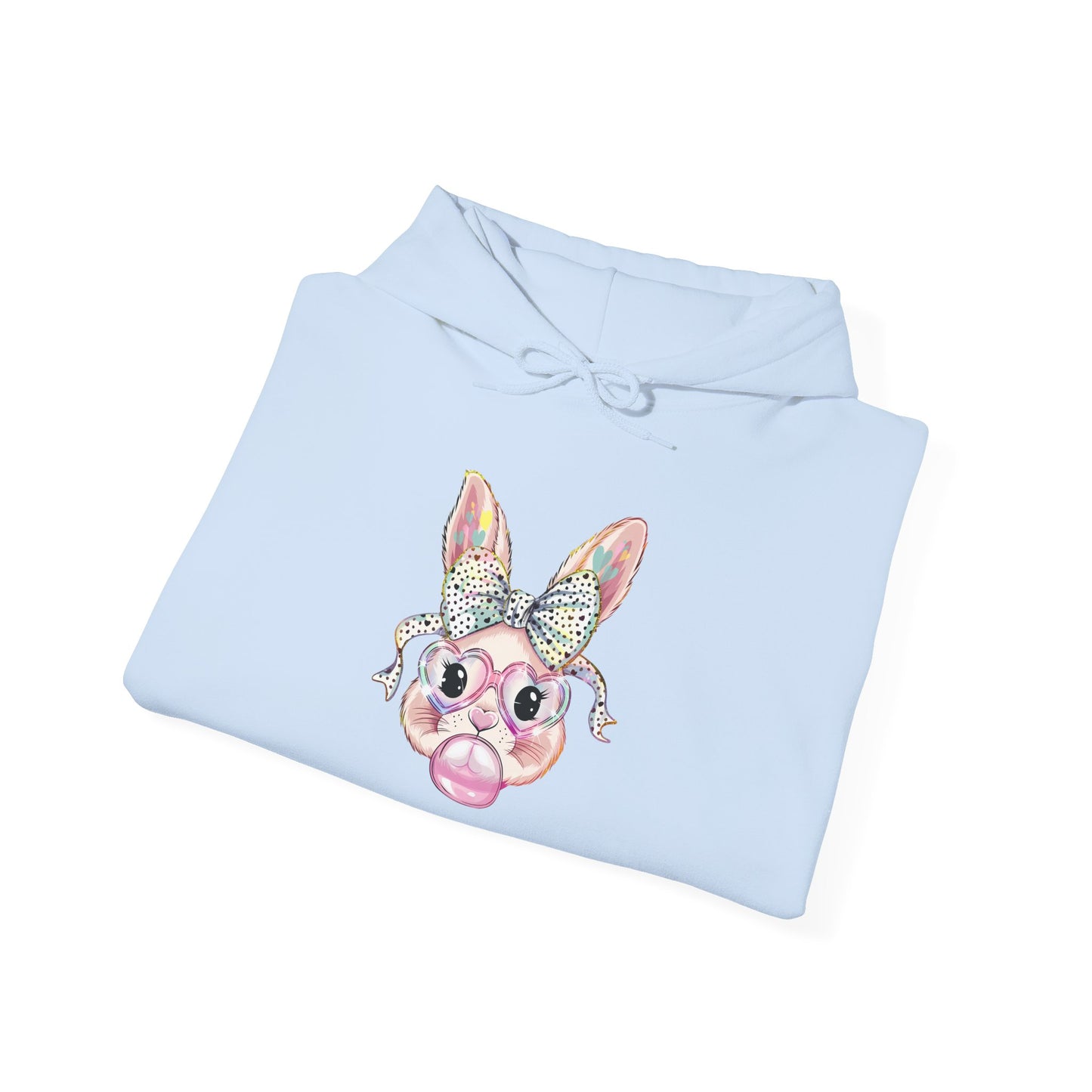 Glittery Bunny Easter Hoodie