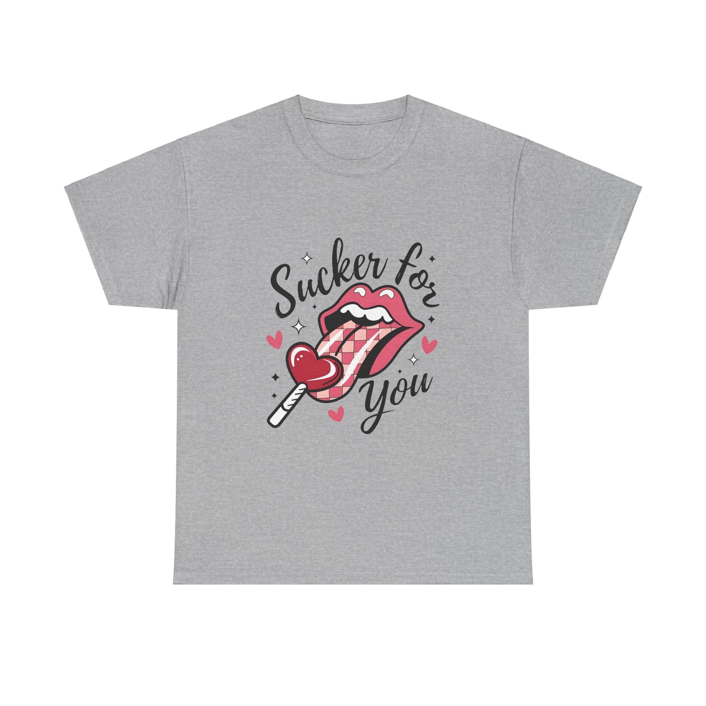 Cute Sucker for You Valentines Day Tshirt, Unisex Tee, Valentine's Day Gift, Funny Valentine Shirt, Heart Design Tee, Love Shirt