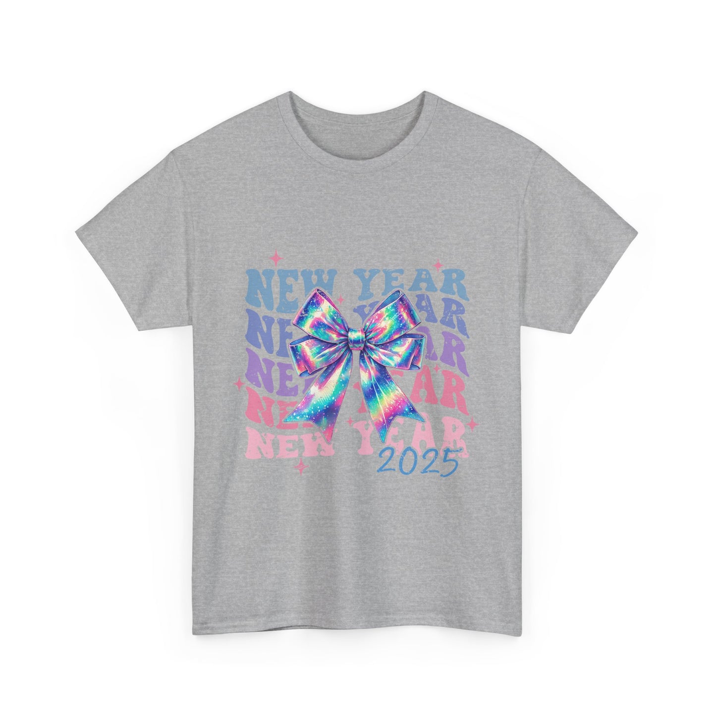 Neon Rainbow 2025 New Years Tee