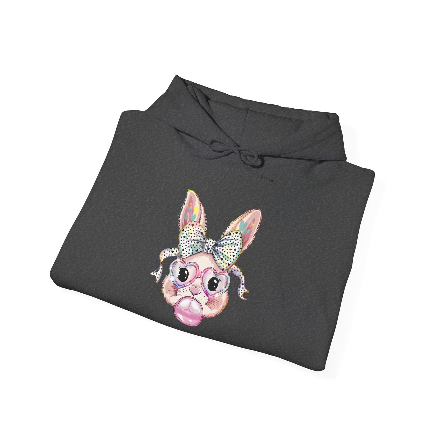 Glittery Bunny Easter Hoodie