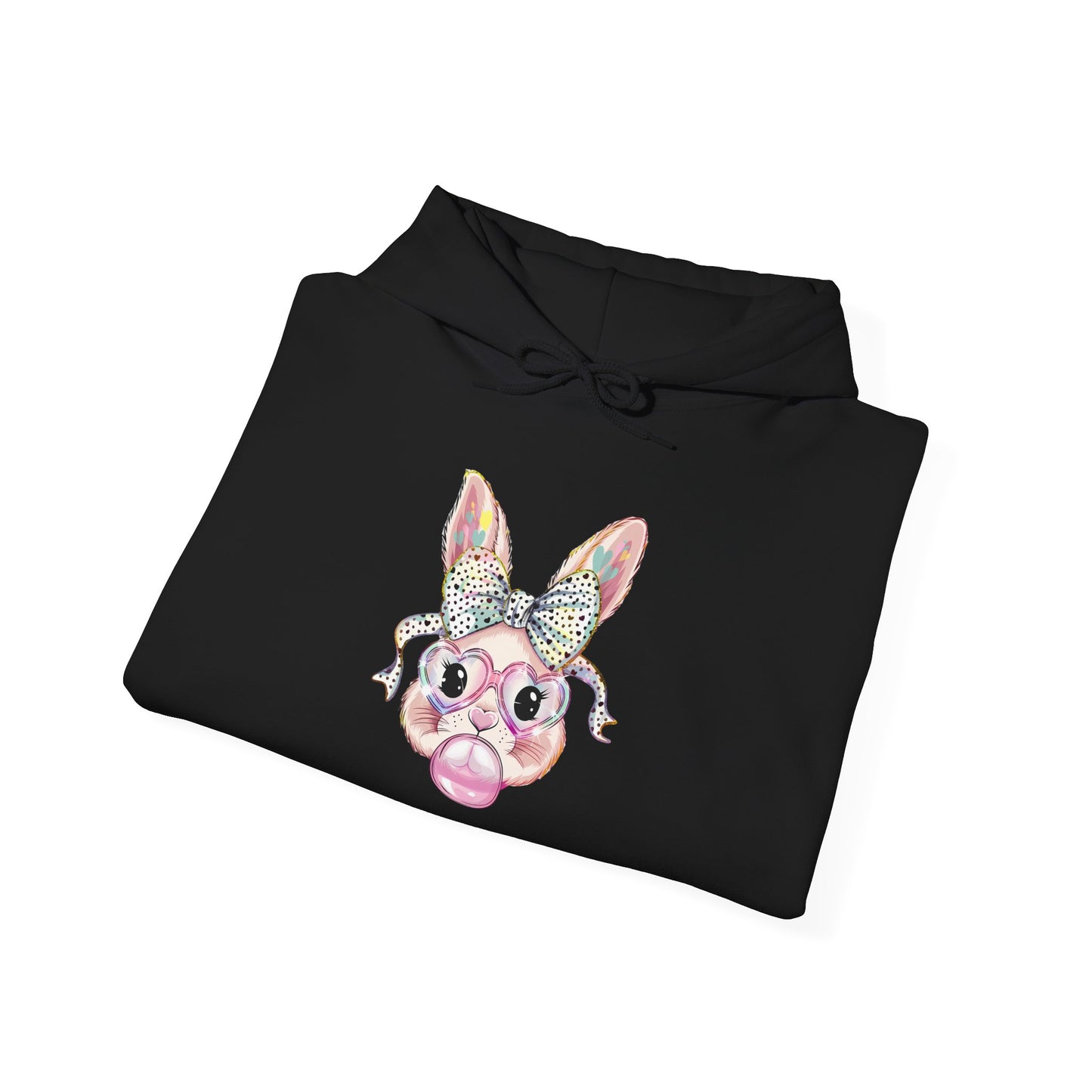 Glittery Bunny Easter Hoodie