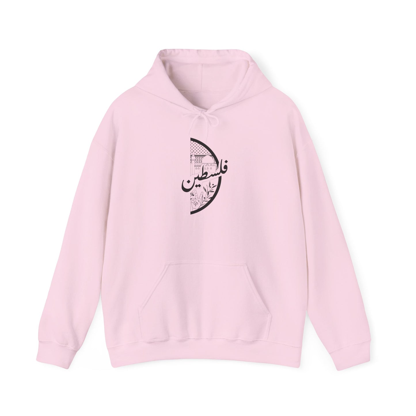 Palestine Keffiyeh Watermelon Embroidered Hoodie, Unisex Sweatshirt, Palestinian Flag Pullover, Handmade Embroidery Jumper, Traditional