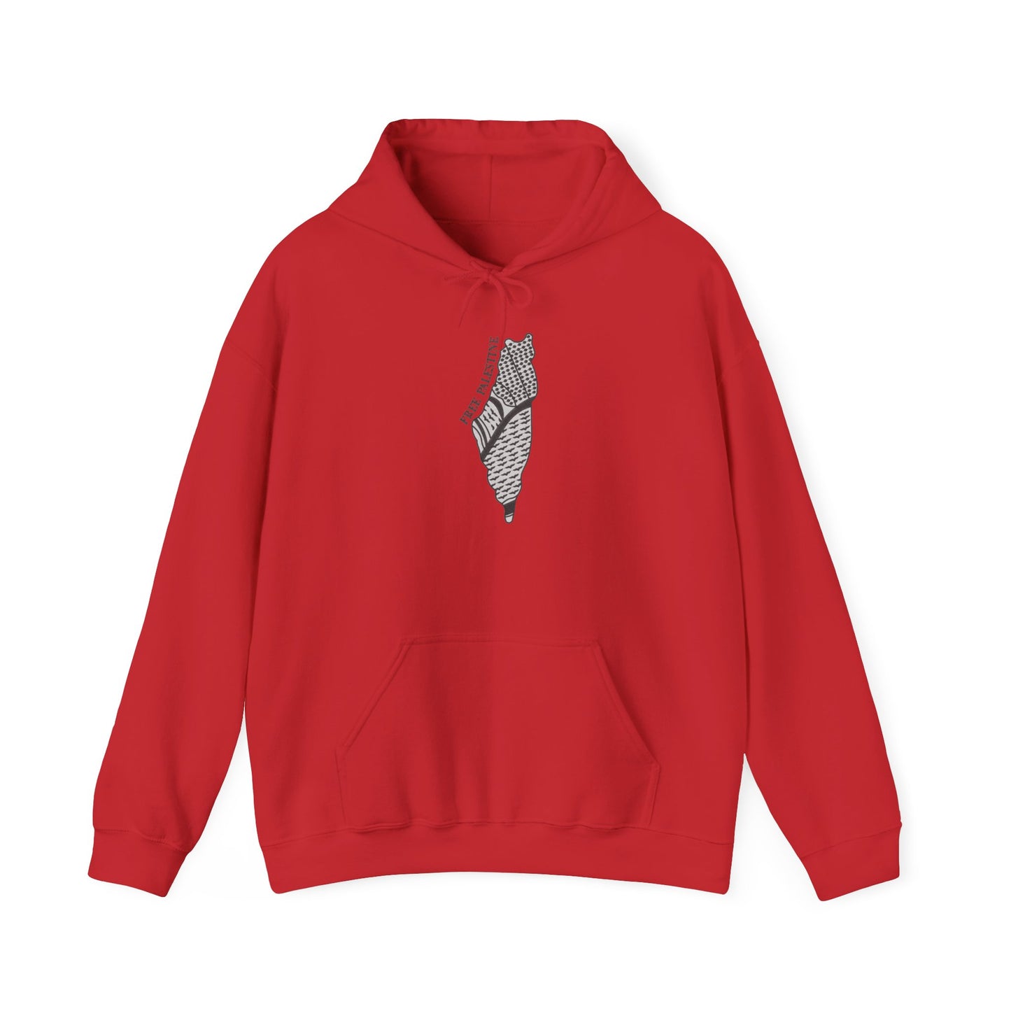 Free Palestine Embroidered Hoodie, Keffiyeh Sweatshirt, Palestine Map Pullover, Activist Hooded Jumper, Solidarity Jacket