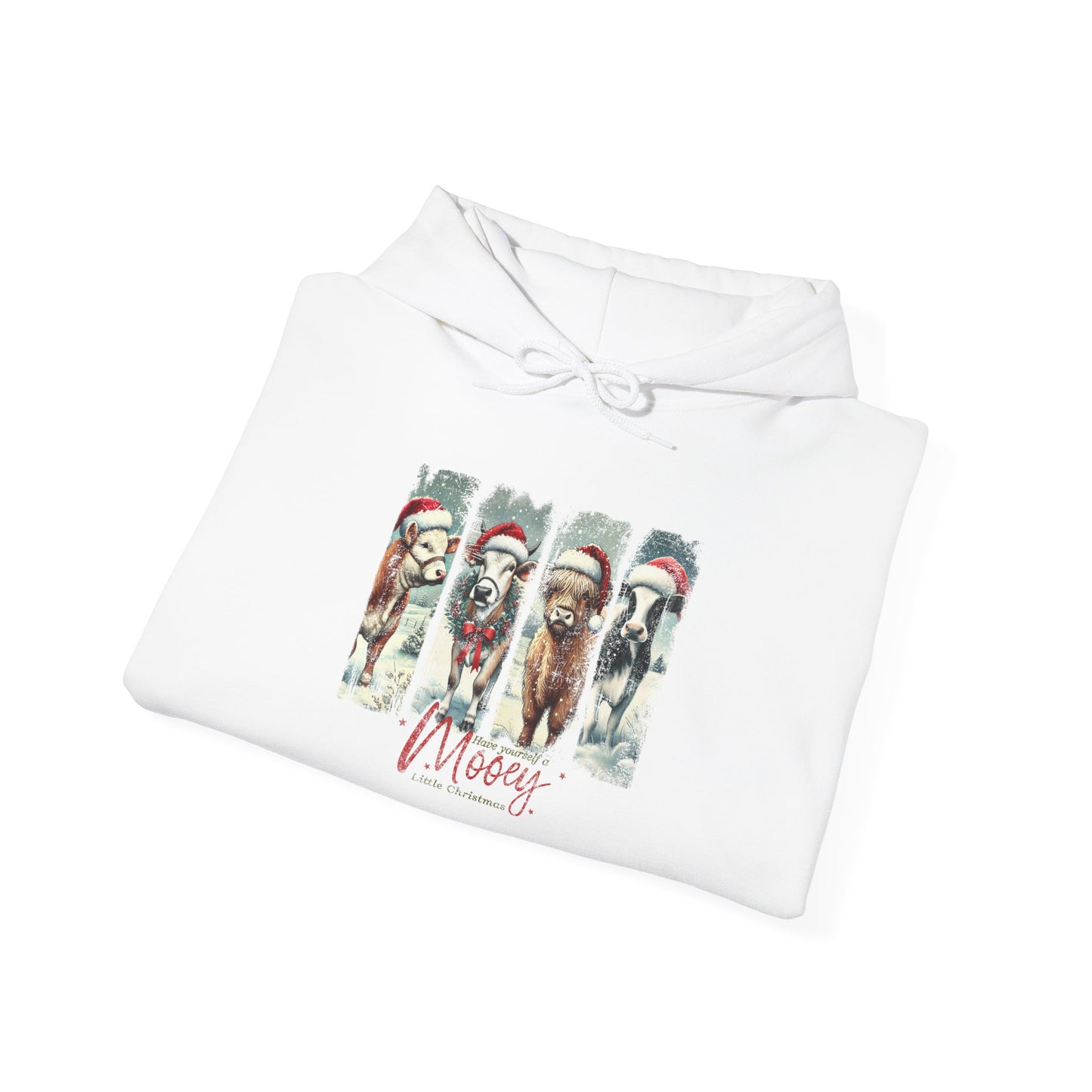 Cute Cow Christmas Hoodie