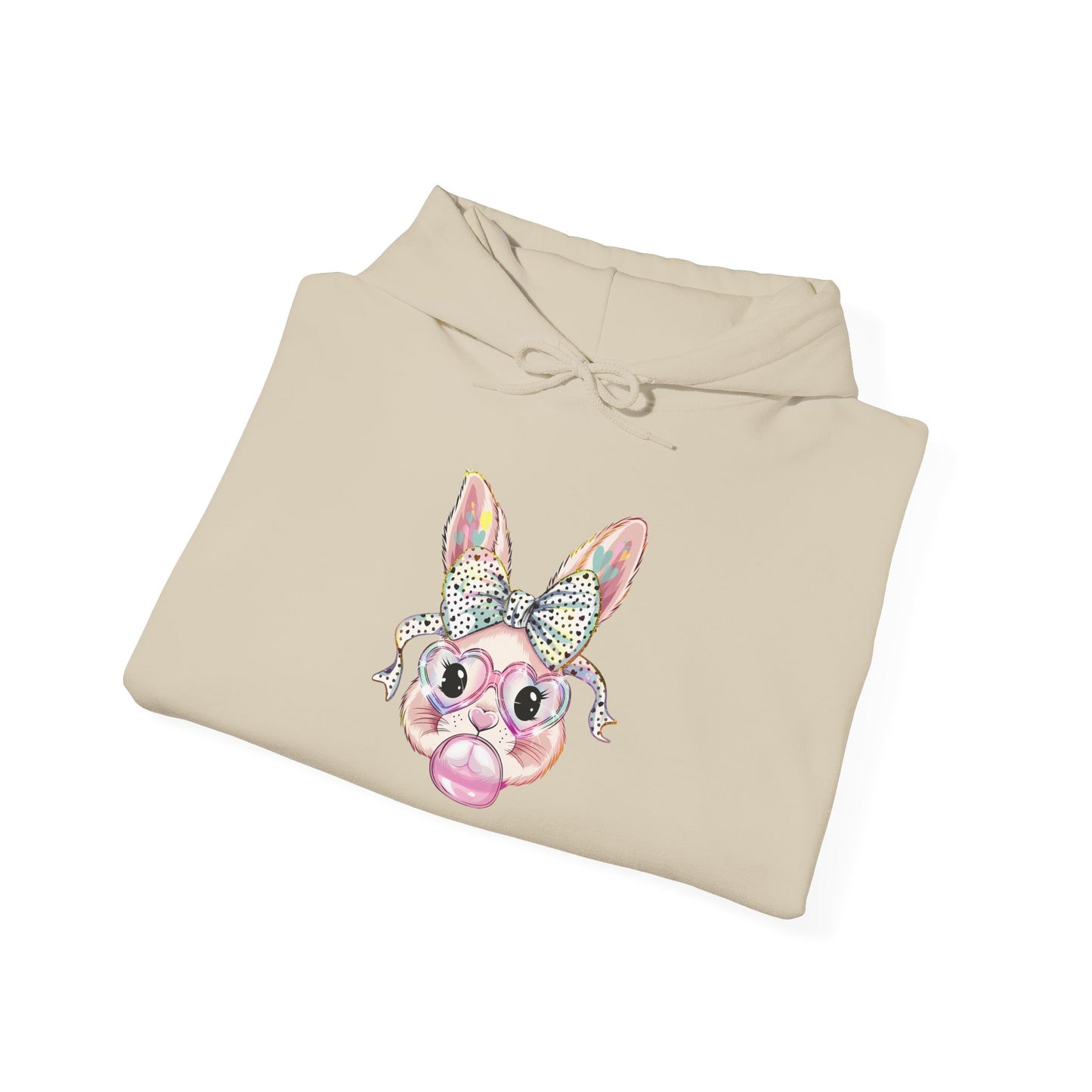 Glittery Bunny Easter Hoodie
