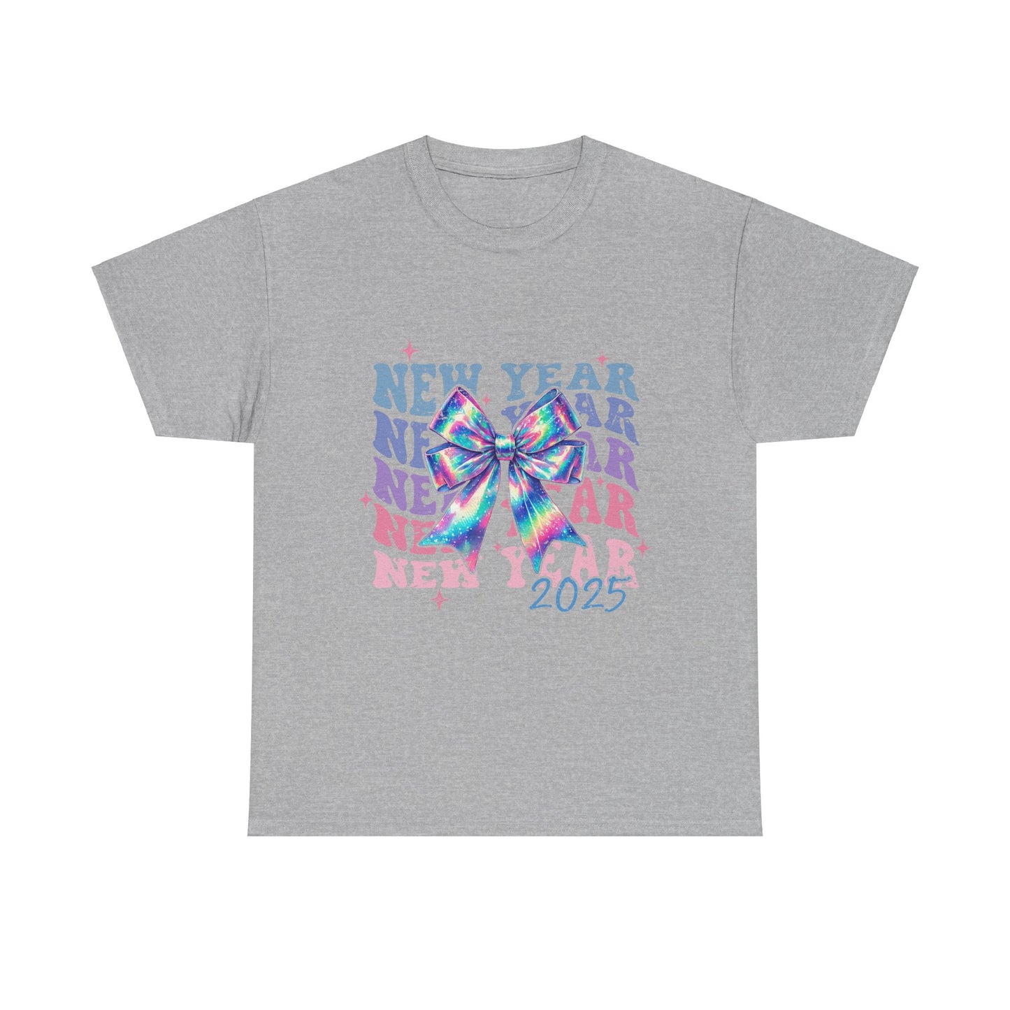 Neon Rainbow 2025 New Years Tee