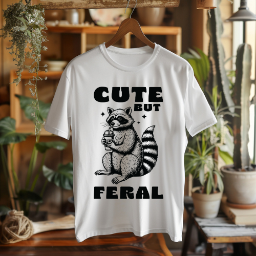 Cute but Feral Racoon