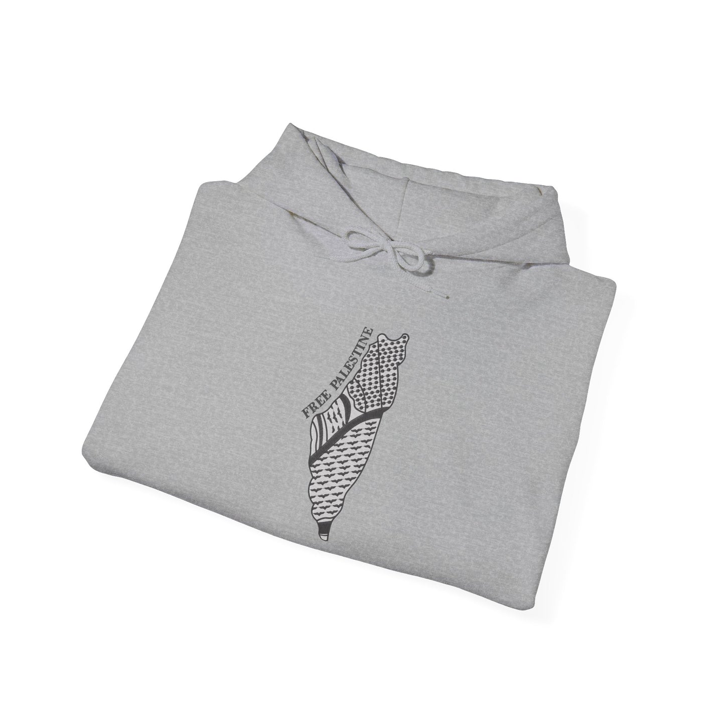 Free Palestine Embroidered Hoodie, Keffiyeh Sweatshirt, Palestine Map Pullover, Activist Hooded Jumper, Solidarity Jacket