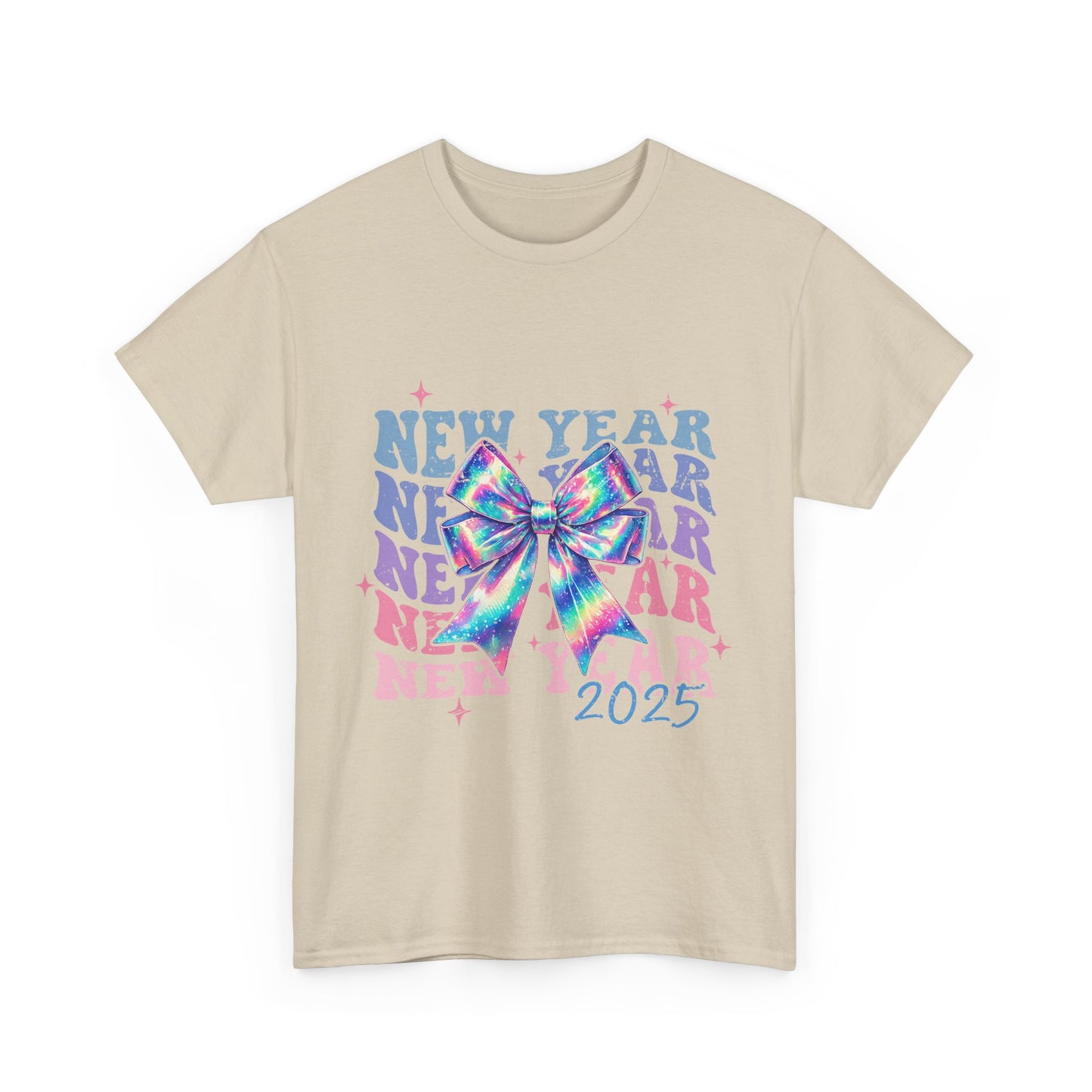 Neon Rainbow 2025 New Years Tee