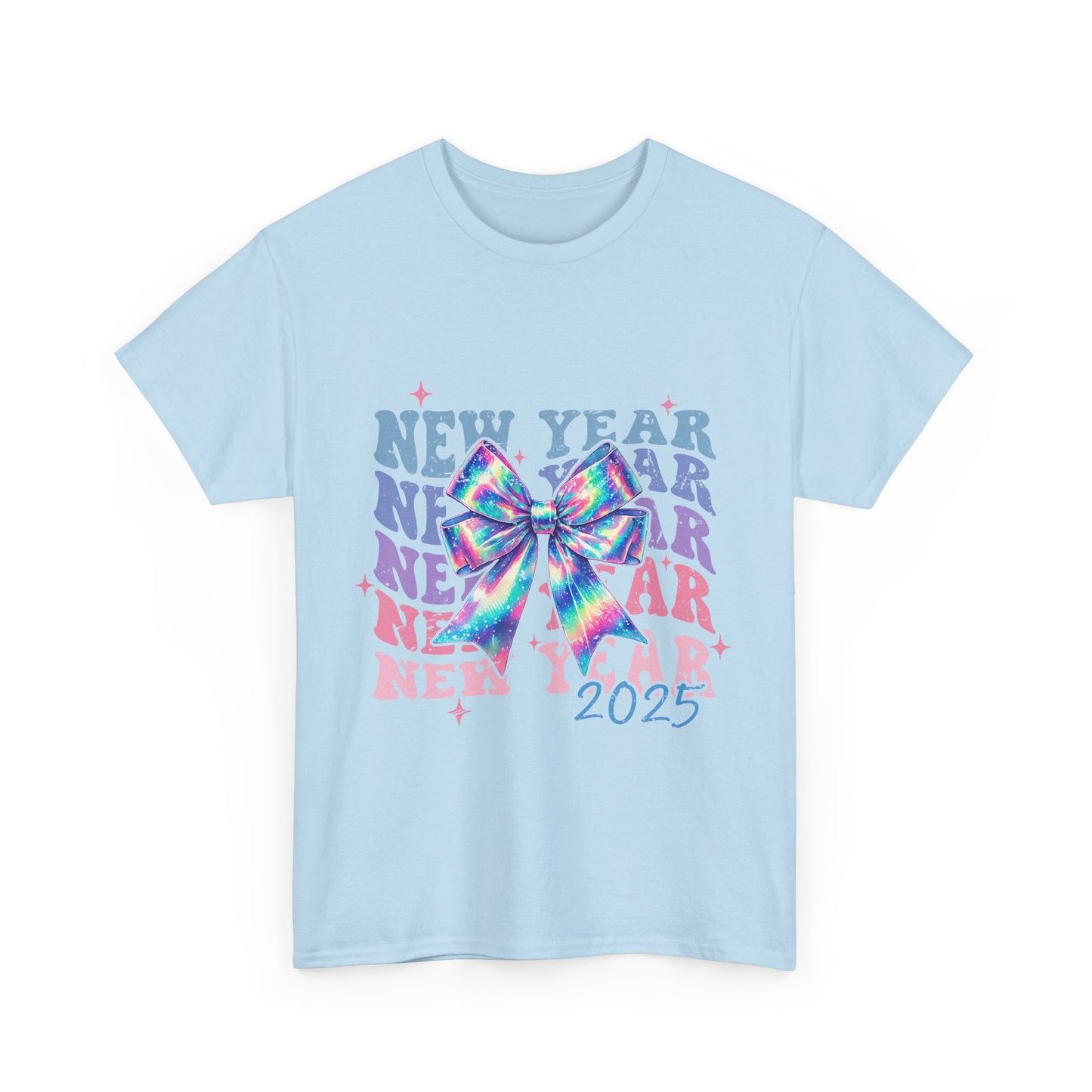 Neon Rainbow 2025 New Years Tee