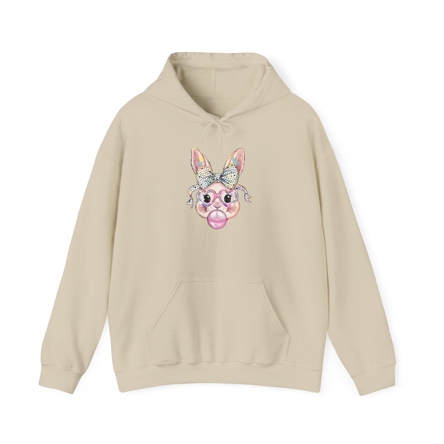 Glittery Bunny Easter Hoodie