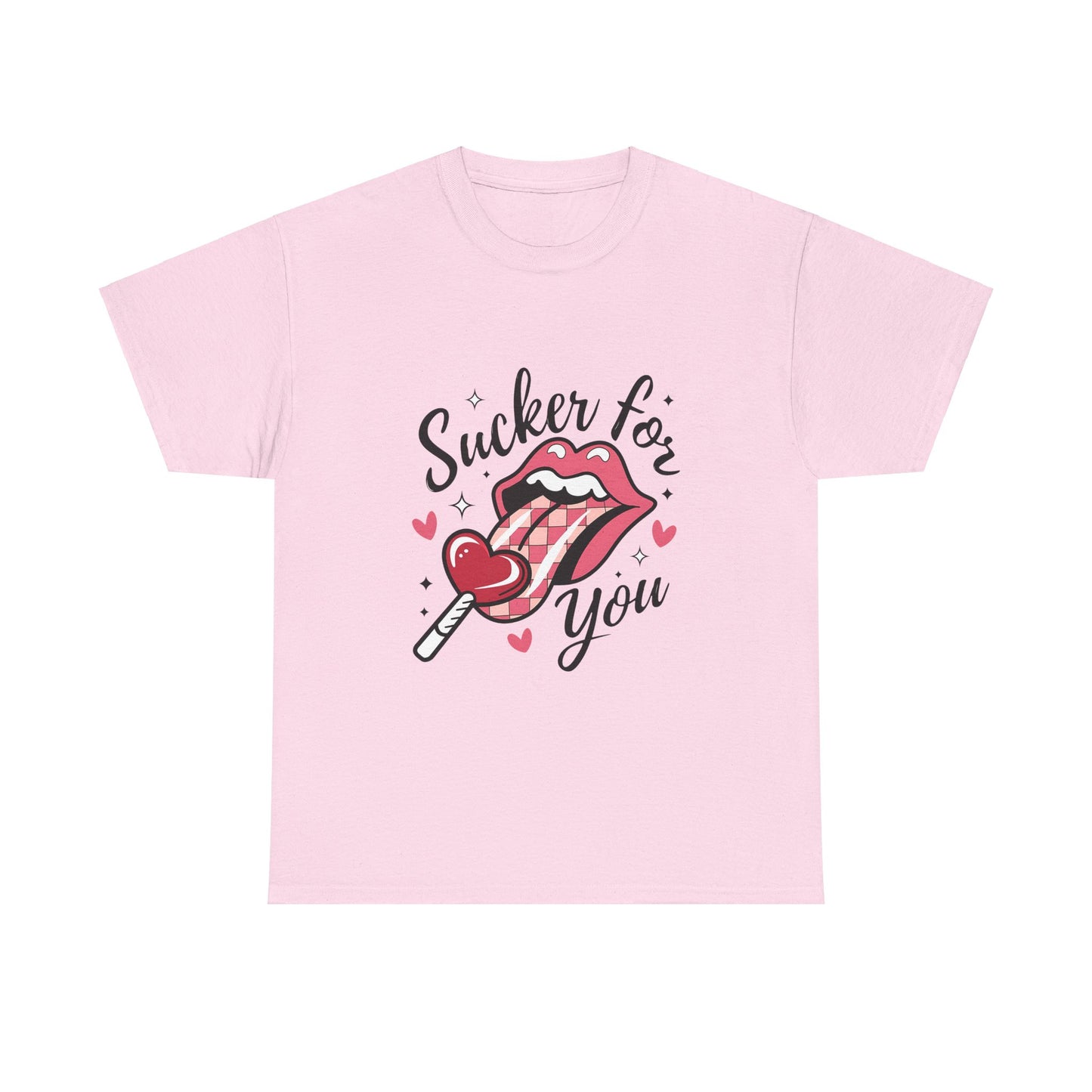 Cute Sucker for You Valentines Day Tshirt, Unisex Tee, Valentine's Day Gift, Funny Valentine Shirt, Heart Design Tee, Love Shirt