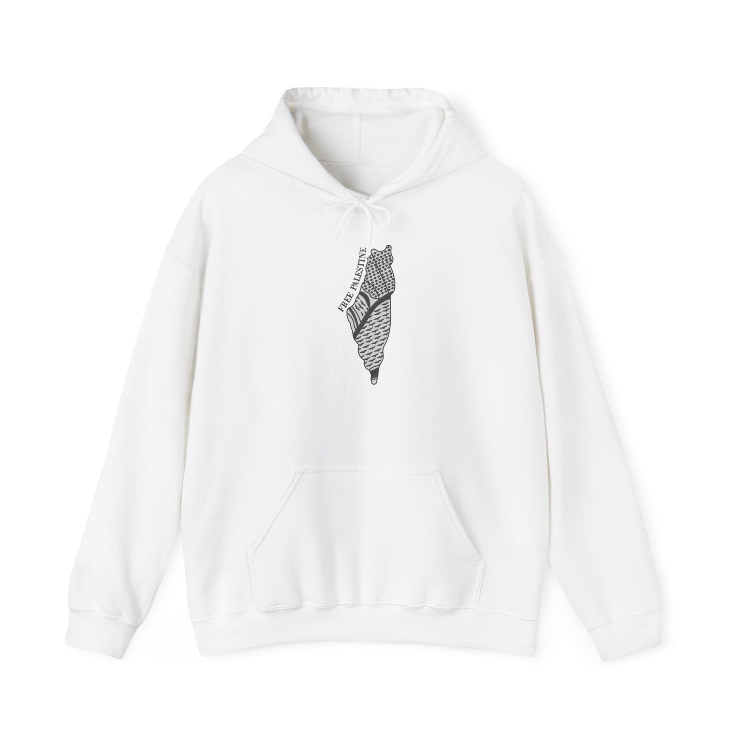 Free Palestine Embroidered Hoodie, Keffiyeh Sweatshirt, Palestine Map Pullover, Activist Hooded Jumper, Solidarity Jacket