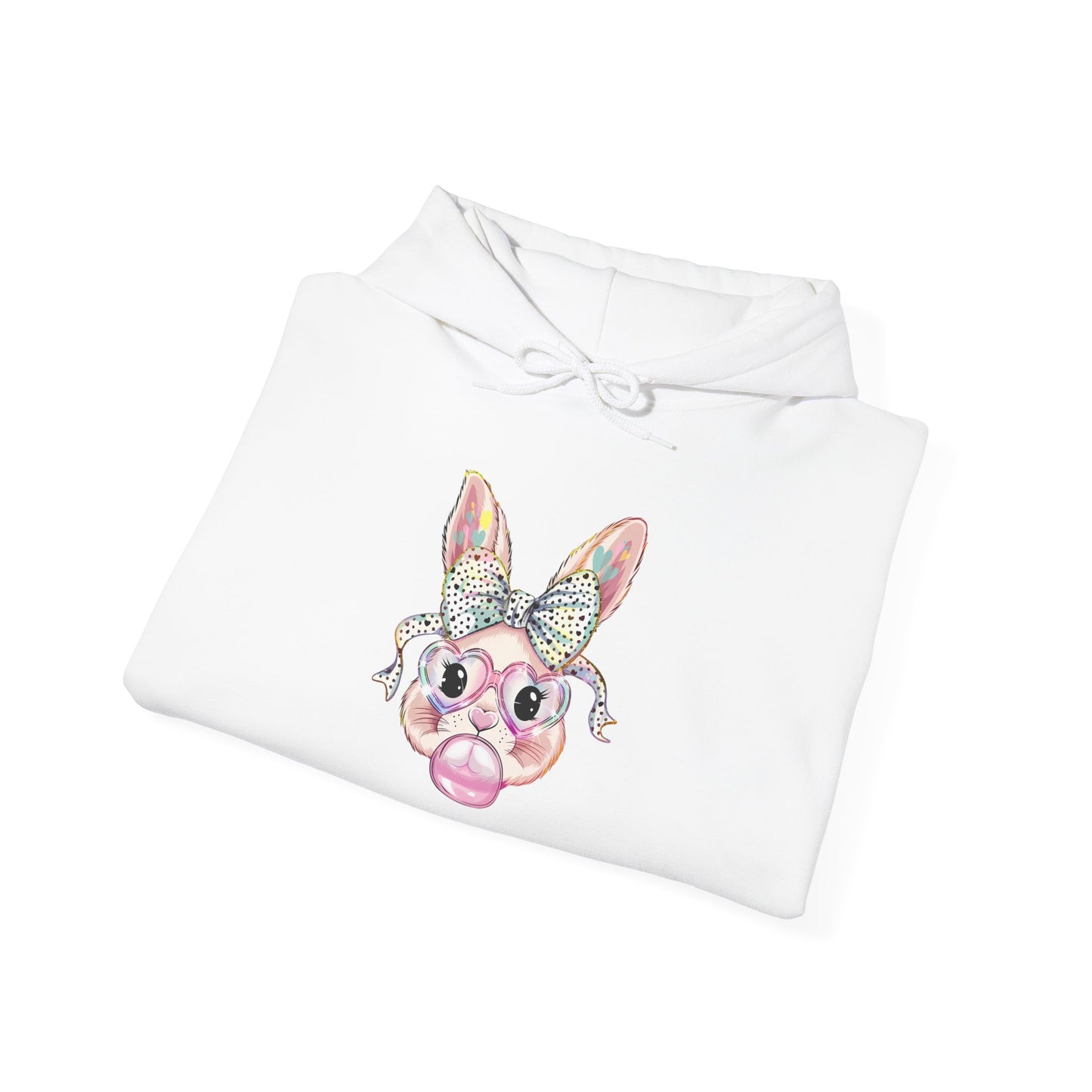 Glittery Bunny Easter Hoodie