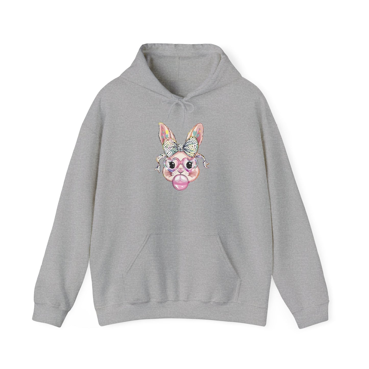 Glittery Bunny Easter Hoodie